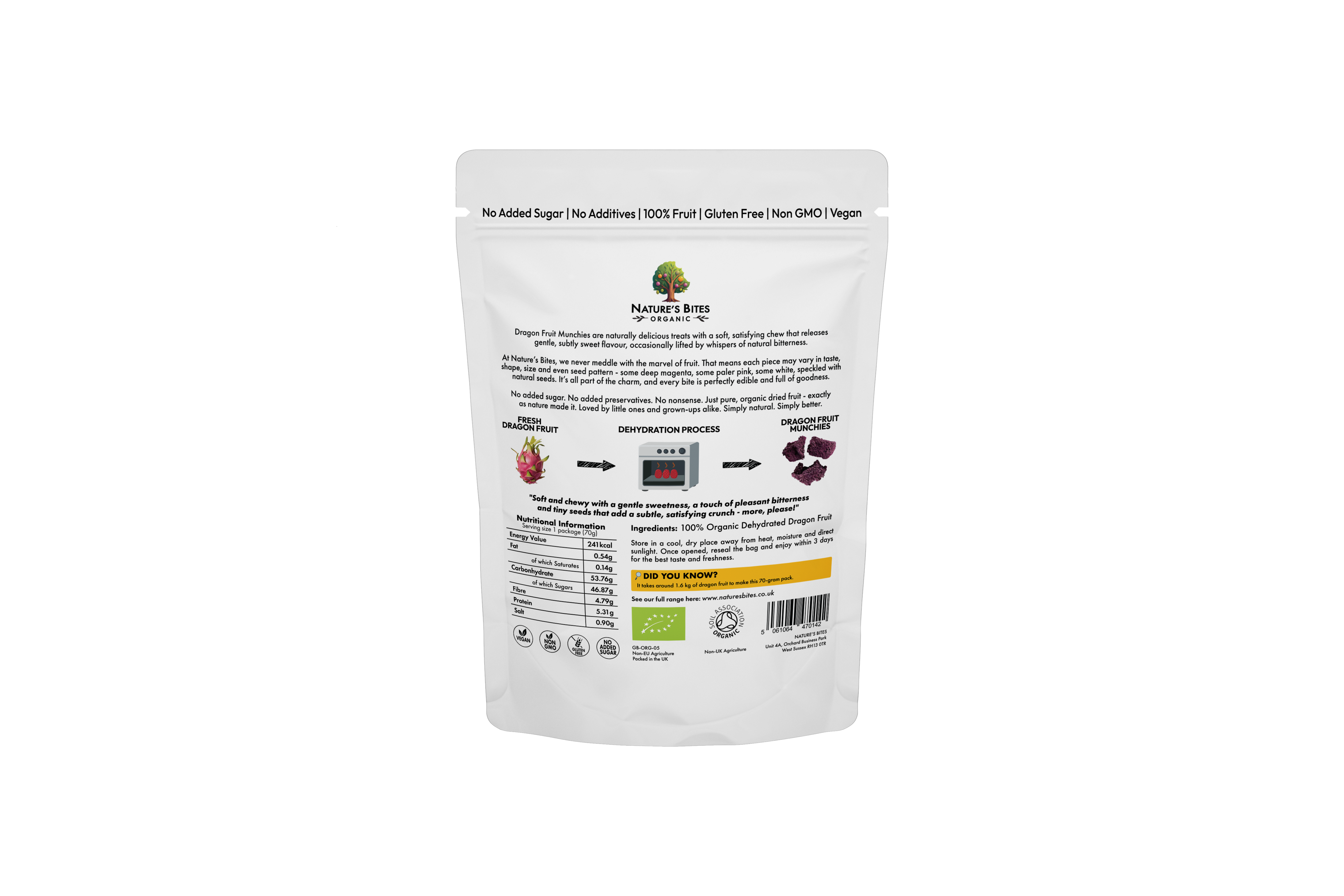 Organic Dragon Fruit Munchies