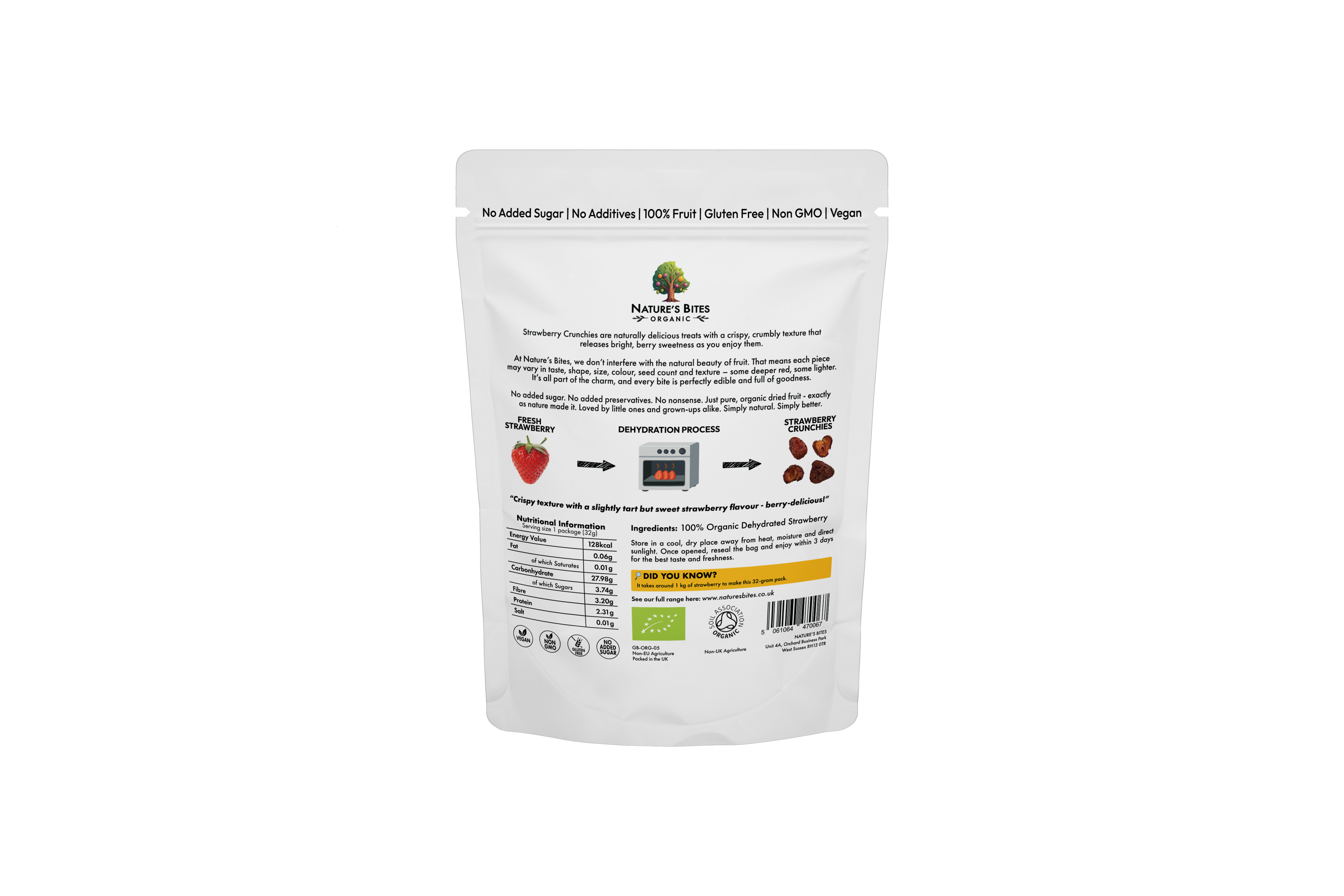 Organic Strawberry Crunchies