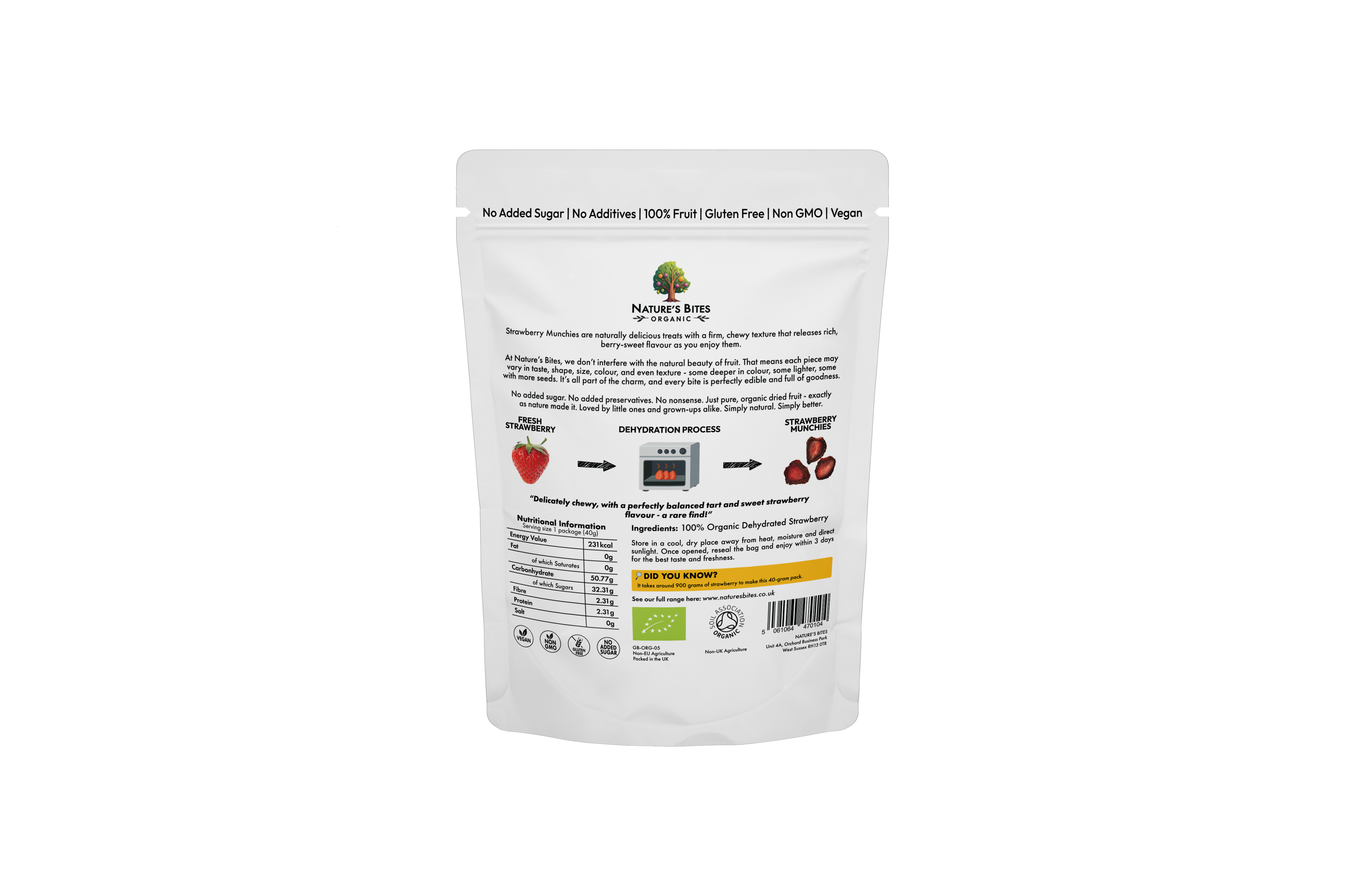 Organic Strawberry Munchies