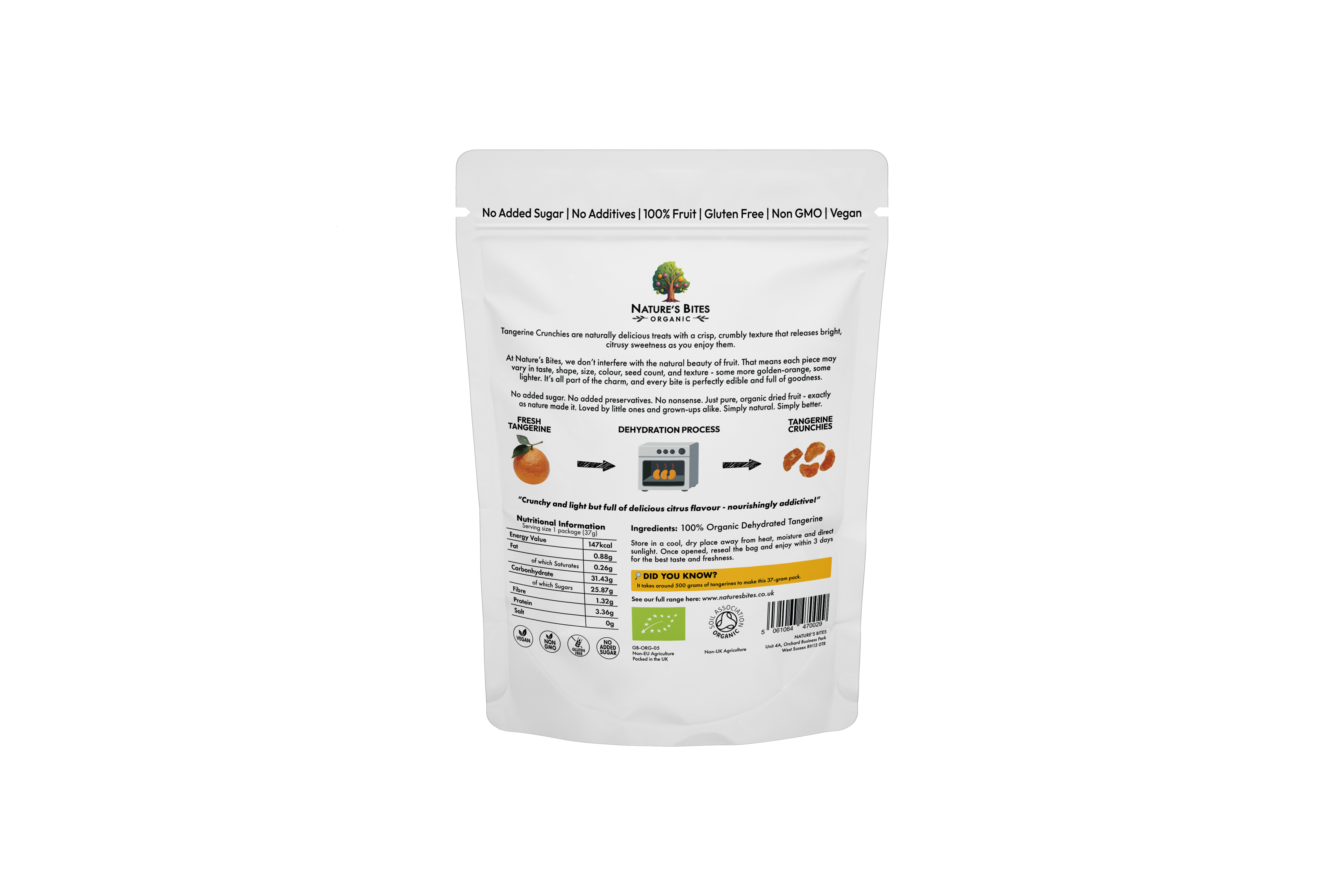 Organic Tangerine Crunchies